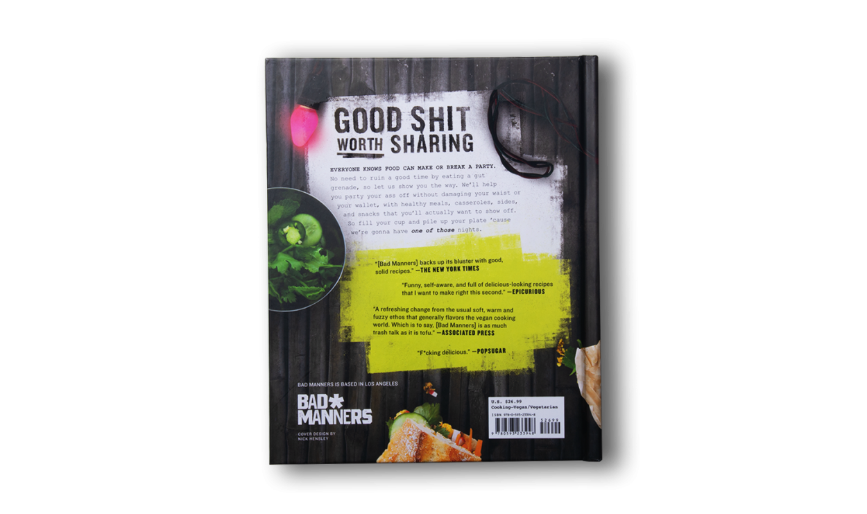 Bad Manners: Party Grub - Back Cover