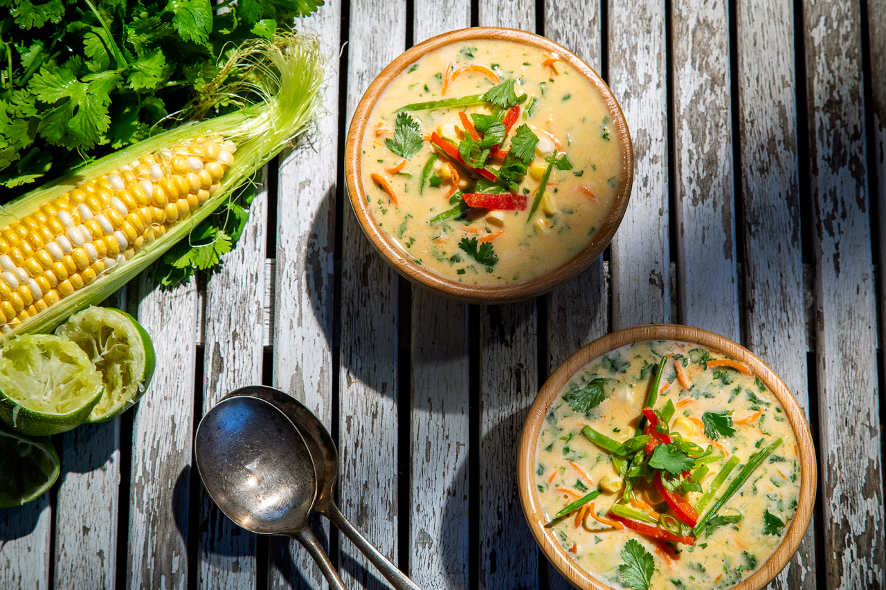 Chilled Coconut Summer Soup