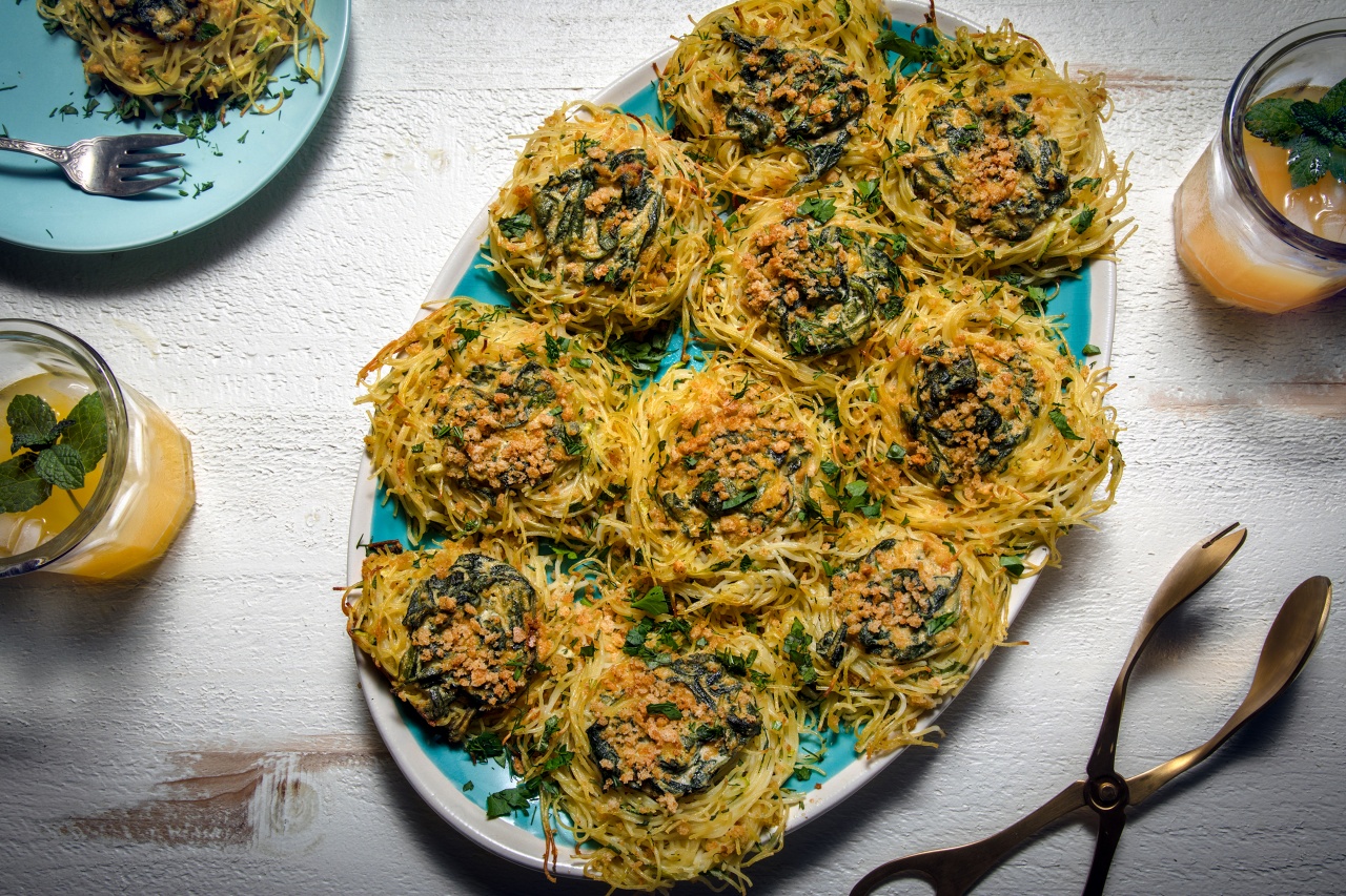 Spinach And Squash Noodle Nests - Thug Kitchen
