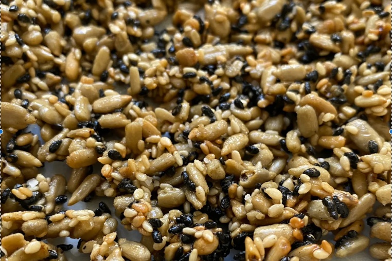 Salad Seed Brittle recipe by Bad Manners